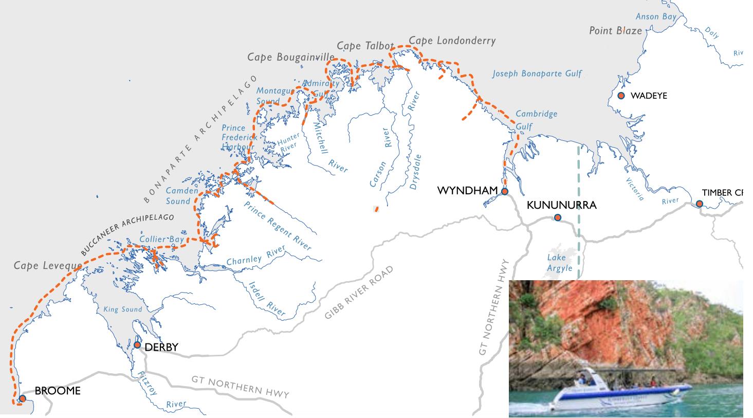 Click to see a map of the actual voyage